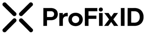 ProFixID logo on dark